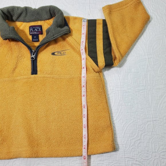 Older Honey Mustard Fleece Pullover 3t - Picture 5 of 7